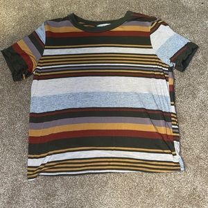 gaze striped colorful shirt